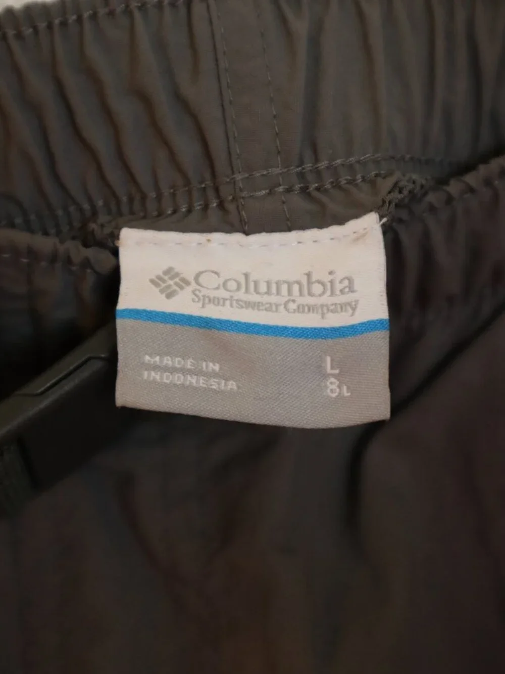 Columbia Shorts Mens Sz L Nylon Elastic Waist Belt Hiking Outdoors Swimwear - Picture 4 of 6